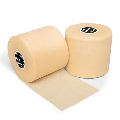 FORZA Soft Foam Underwrap Tape 2.8in x 88.5ft | Soft LatexFree PreTape Layer for Skin Protection - 300% Stretch, Breathable Base Layer for Sports Tape Application (Pack of 24)