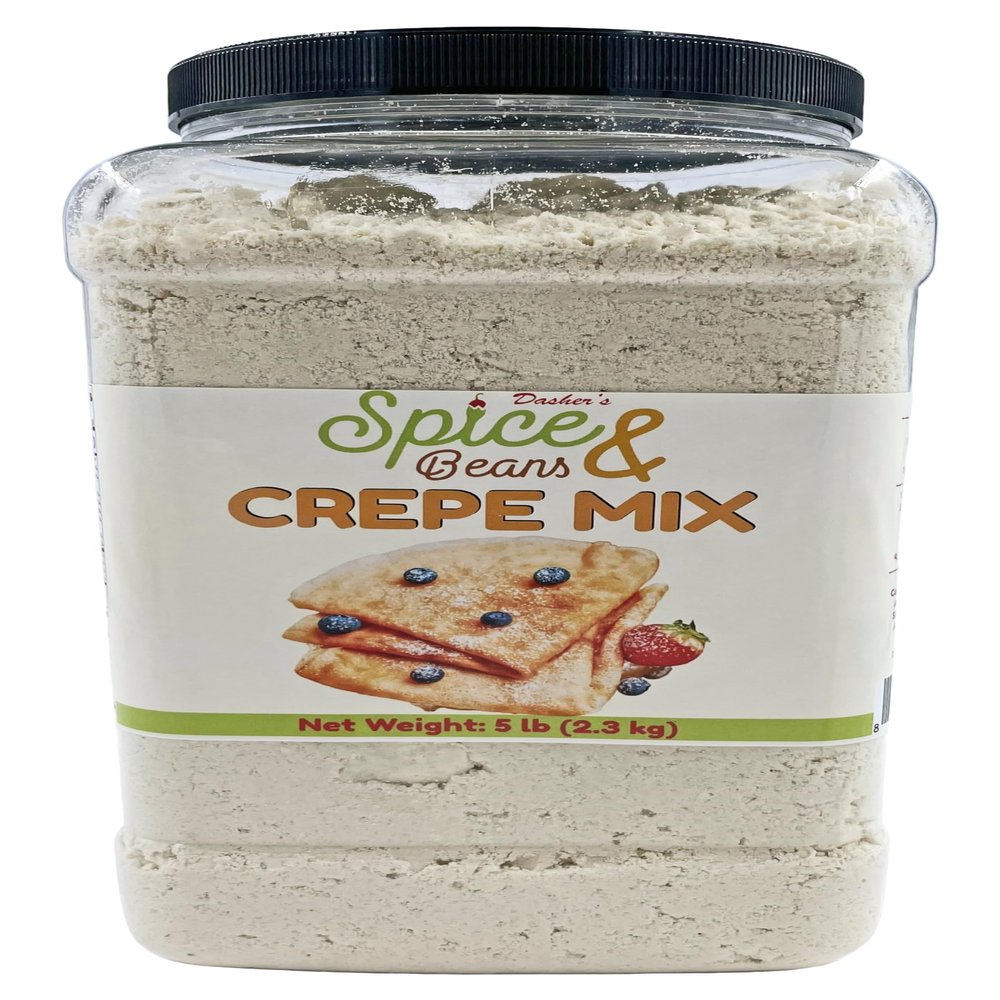 Classic Crepe Flour Mix | Easy Crepe Mix | By Dasher's Spice & Beans | 5 lbs
