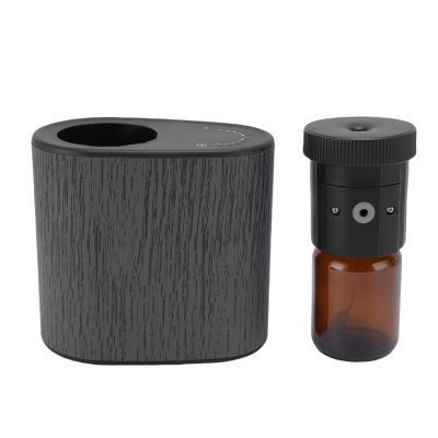 CUIFATI Sduftdiffmusor, Waterless Essential Oil Slip Mud Relaxing Low Noise 60 Ml for Home by Car (Black)