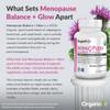 Organixx Menopause Balance + Glow, Womens Supplement with Ashwagandha, Reishi Mushroom, and Milk Thistle, Plant Based Adaptogens and Superfood Blend, Dairy, Soy & Gluten Free, Non GMO, 60 Capsules view 2