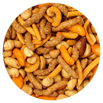 Cajun Hot Nut Mix, 1 Pound Bag, The Hampton Popcorn & Candy Company