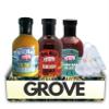 Meat Mitch Yellow Brick Road 19.7 oz + Stay Hot Spicy 19.6 oz + Char Bar BBQ Sauce 19 ounce Bundle with Measuring Spoon 3 Flavor Variety: Sweet, Spicy, Mustard Style Gift Set (4 Items) view 1