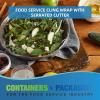 APSIC Clear Food Service Cling Wrap With Serrated Cutter 12" X 2000ft, Bpa-Free Standard Plastic Wrap for Restaurant, Home and Commercial Food Wrap view 4