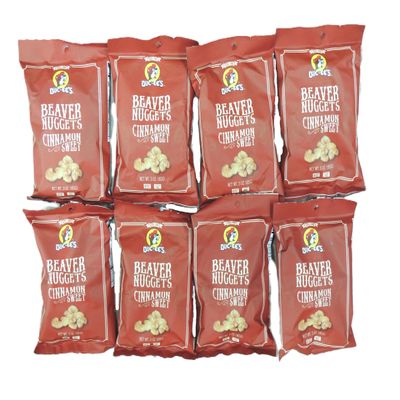 Buc-ee's Beaver Nuggets Cinnamon Sweet Corn Puff Snacks Texas Bucees (Pack of 8 Bags)