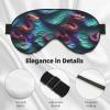 3D Magical Dragon Scales Pattern Print Silk Like Sleep Eye Mask Comfortable Blindfold Adjustable Soft Eye mask for Sleep view 4