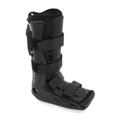 SFKLYU Unisex Night Splint Foot, Ankle Support Fracture Boot, Inflatable Walking Boot for Treating Plantar Fasciitis and Ligament Strain and Tear,B Left,S