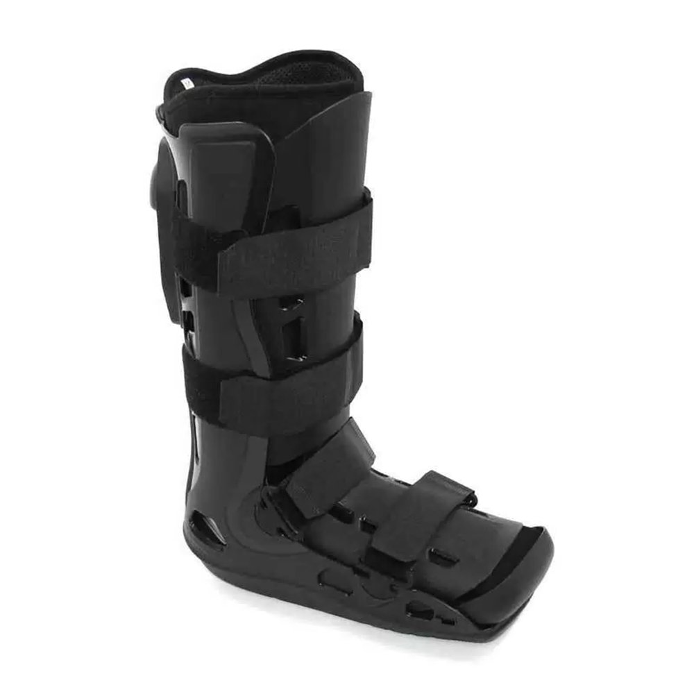 SFKLYU Unisex Night Splint Foot, Ankle Support Fracture Boot, Inflatable Walking Boot for Treating Plantar Fasciitis and Ligament Strain and Tear,B Left,S