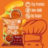 Genius Gourmet Protein Puffs - Buffalo Flavored High Protein Snacks for Adults & Kids- Zero Added Sugar, Gluten Free & GMO Free - On the Go Spicy Savory Snacks - 8 Ct view 2