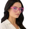DIFF Leah Reading Glasses for Women | Lightweight Oversized Readers | 2.0 Magnification Blue Light Blocking Lens | Bubblegum Pink view 4