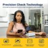 A&D Medical Precision Check BP Monitor, Home Use with Bluetooth UA-810BLE Wide-Range Cuff (8.6-16.5"), 2 Users, Backlit LCD, Illuminated Buttons, iOS & Android Compatible, AC Adapter & Carrying Bag view 2