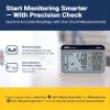 A&D Medical Precision Check BP Monitor, Home Use with Bluetooth UA-810BLE Wide-Range Cuff (8.6-16.5"), 2 Users, Backlit LCD, Illuminated Buttons, iOS & Android Compatible, AC Adapter & Carrying Bag view 4