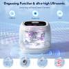 2025 upgraded 3-in-1 version Ultrasonic Retainer Cleaner Machine, degassing technology+ultrasonic+UV, with a 5-fold increase in cleaning efficiency for Dentures, Mouth Guards, Braces, Jewelry view 3