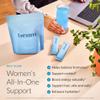Beam Glow Women's Wellness Supplement, Cortisol Support with Ashwagandha for Women, Daily Vitamins for Cycle Health, Mood, Energy & Stress Support with Selenium, Zinc, Vitamin A, Biotin, B Vitamins view 2