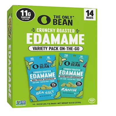 The Only Bean Edamame Beans, 0.9 oz., 12 pk.