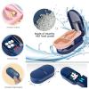 2 in 1 Pill Cutter and Splitter with Stainless Steel Blade for Cutting Small or Large Pills, Travel Mini Medicine Dispenser Box, Supplement Sorter, Fish Oil Planner, Perfect for Traveling view 4
