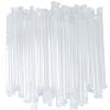 100 PCS Clear Straws Jumbo Smoothie Straws, Boba Straws, Disposable Plastic Milkshake Straws, Wide-Mouth, Individually Wrapped, Sharp Pointed Tip (0.51" Wide X 8.27" Long) view 1