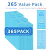 365 Pcs Body Wipes Individually Wrapped (9.29" x 8"), Large Shower Wipes for Adults Bathing No Rinse, Portable Personal Cleansing for Gym, Camping, Hiking, Backpacking,Bulk Homeless Supplies view 3