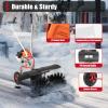 Gas Power Broom, 52Cc 2.5Hp 2-Stroke Artificial Grass Brush Sweeper Outdoor Hand Held Snow Sweeper with Nylon Brush Head for Artificial Turf Grass Gravel, Snow Cleaning, Road, Heavy Duty view 3