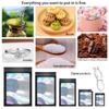 100 Pack Holographic Packaging Bags Resealable Candy Bags with Clear Window Foil Pouch Bag for Lipgloss, Jewelry, Sample Bag for Small Business (Black, 3.5x6.3 Inch) view 4