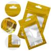 100 Count Holographic Mylar Bags With Clear Window Resealable Food-Grade Storage Pouch with Front View Window Keeps Cookies, Snacks, and Jewelry Fresh & Secure (2.36 x 3.94 Inches) view 4