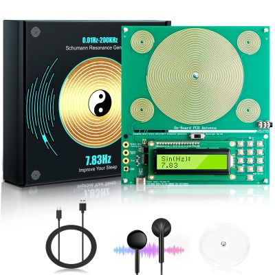 Frequency Generator for Healing | Schumann Resonance Generator (0.01Hz-200KHz) | 7.83Hz Sleep Aid for Stress Relief, Relaxation, Meditation, Yoga | USB Type-C Powered