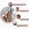 Enphla 9 Pcs Flint Knapping Tools, Flint Knapping Kit for Pros and Beginners, Crafting Obsidian Stone and Crystal, Includes 3 Copper boppers, 1 Pressure flaker, 1 Safety Gloves, 1 Leg Pads Etc view 3
