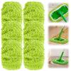 Reusable Microfiber Mop Pads, 2025 New Reusable Mop Pads Refill Sweeping Mopping Pad, Dry Wet Cleaning Replacement Floor Pads Washable Wet Pads for Surface Hardwood Floor Cleaning (D-6PCS) view 1