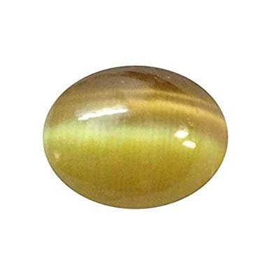 Arwacraft R.K Certified Natural Cats Eye Gemstone (Lehsunia) 9.25 Ratti Aaa+ Quilitey-B08BWWXRMRNAMZ