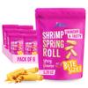 Jans Crispy Asian Snacks Bites, 5.29 oz Resealable Snack Bag (6-Pack, Spicy Shrimp Spring Roll) view 1