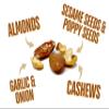 Everything Bagel Cashews and Almonds, Flavored Cashews, Flavored Almonds with Everything Bagel Seasoning, Mixed Nuts, Clean Ingredient Preppy Snacks, 9 Ounce view 2