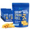Jans Crispy Asian Snacks Bites, 5.29 oz Resealable Snack Bag (6-Pack, Shrimp Spring Roll) view 1