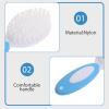 WRITWAA 1Set Infant Hair Brush: Soft Baby Hair Brush and Comb Set for Newborn Bathing and Grooming Kit Baby Registry Present for Boys Girls view 3