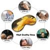 Sleep Mask for Side Sleeper Zero Pressure Soft Eye Mask Adjustable Potato Chips Eye Cover for Travel Flight Work view 4