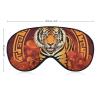 Sleep Mask for Side Sleeper Zero Pressure Soft Eye Mask Adjustable Prosperity in The Year of The Tiger Eye Cover for Travel Flight Work view 2
