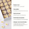 144 Count Edible Daisy Cake Decorations, Mini Edible Flowers, White & Pink Sugar Flowers, Daisy Cupcake Toppers for Cakes & Cupcakes, Edible Cake Decorations, Global Sugar Art (3/4 Inch) view 4