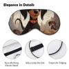 Sleep Mask for Side Sleeper Zero Pressure Soft Eye Mask Adjustable I Love My Dog Dachshunds Eye Cover for Travel Flight Work view 3