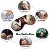 Sleep Mask for Side Sleeper Zero Pressure Soft Eye Mask Adjustable I Love My Dog Dachshunds Eye Cover for Travel Flight Work view 4