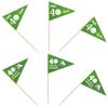 40 PCS Golf Cupcake Toppers Par 40 And Still Swinging Toothpick Flags Cheers to 40th Birthday Cupcake Picks Golf Party Decorations for 40th Birthday Anniversary Party Cake Decorations Supplies Green view 3
