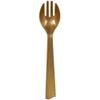 10 inch Gold Plastic Serving Fork Disposable Utensil for Salads Pasta Fruits Snacks Party Catering Buffet Picnic BBQ Kitchen Events Receptions Food Service Use (1) view 1