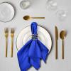 100 Satin Napkins in Royal Blue, 12X12 in, Premium for Weddings and Receptions view 2