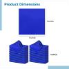 100 Satin Napkins in Royal Blue, 12X12 in, Premium for Weddings and Receptions view 4