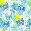 Boston International Party Napkins Disposable 3-Ply Paper Lunch Napkin Pack, 6.5" x 6.5", Fields Of Blue, 20-Count view 1