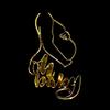 Tatis Crafty Store Oh Baby Gold Acrylic Cake Topper, 2.8 x 5.5 inches, Baby Shower Decoration view 3