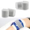 4-Pack Elastic Ice Pack Straps with Hook & Loop, 35.5"x2" Reusable Fastening Bands for Cold/Hot Therapy, Comes with Adjustable Extension Straps,Reusable Ice Belt Extender (Grey) view 1