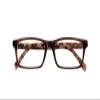 eyebobs - Number Cruncher | Premium Reading Glasses for Men and Women | Rectangle Frame for Wide Faces, Hickory Brown Crystal, 3.00 view 2