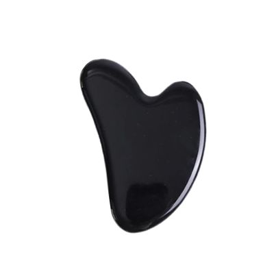 Heart-Shaped Jade & Crystal Gua Sha Set - Facial Massage Tools for Skin Care