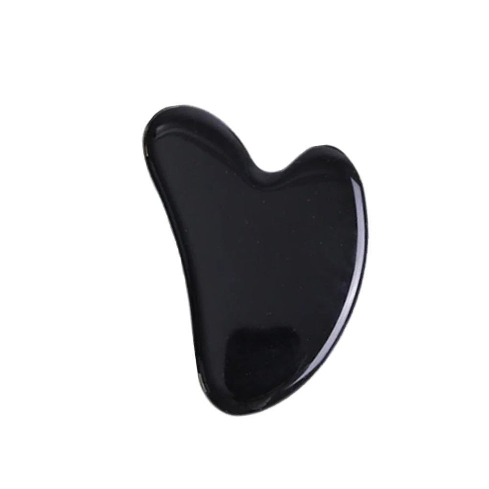 Heart-Shaped Jade & Crystal Gua Sha Set - Facial Massage Tools for Skin Care