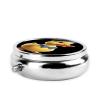 Yellow Duck hat Mini Round Pill Box, can be Put into Wallet, Pocket, Light and Convenient, 3 Compartment Pill Box, Portable Pill Box, view 3