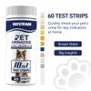 10-in-1 Cat & Dog Urine Test Strips, Cat & Dog UTI Test Kit, Pet Urinalysis Reagent Strips Diabetes, Glucose, Nitrite, Specific Gravity, pH, Protein, Leukocytes & More (60 Strips) view 3