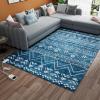 Heated Area Rug, Heating Floor Mat Large, Adjustable Temperature, Fast Heating, Floor Heater Electric Mat with Timer for Living Room, Bedroom(A,140CM*200CM/55.1 * 78.7in) view 1